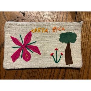 Costa Rica Embroidered Pouch